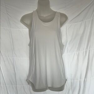 Lululemon Women Off White Tank Top size medium no rip tag and no size dot